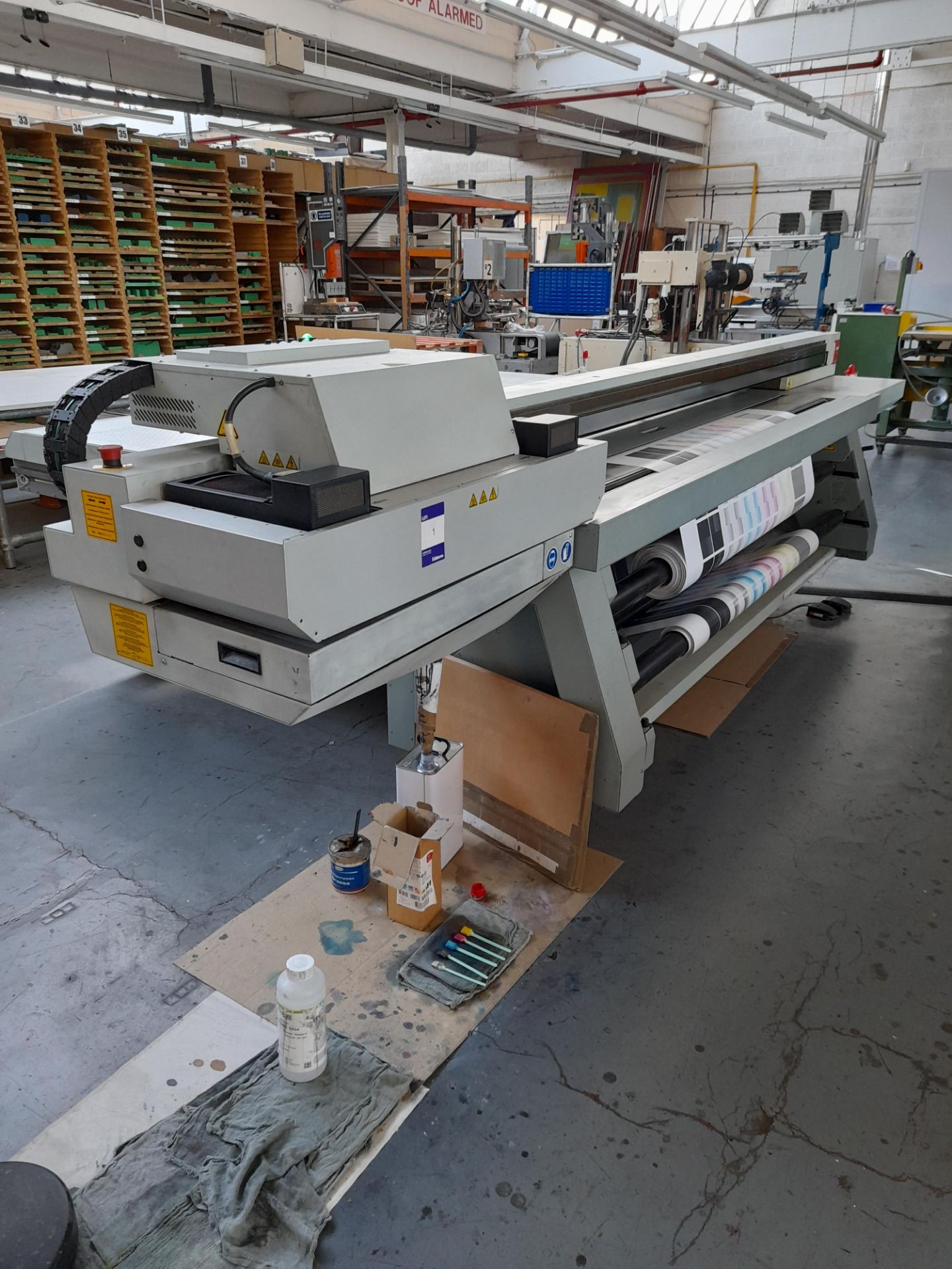 OCE Arizona 550 GT Wide Format Printer, serial number 2909210, year of manufacture July 2010 with - Image 2 of 13
