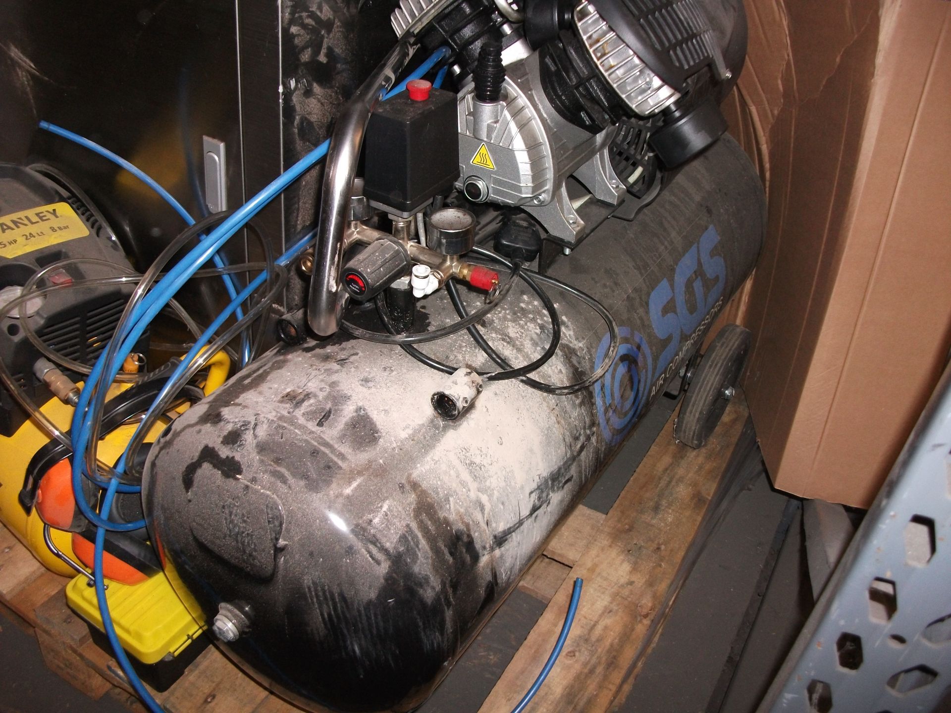 SGS Mobile Air compressor, 2019, 100L Tank - Image 5 of 7