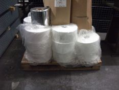 Quantity of gauze/muslin to pallet