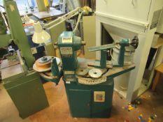 Viceroy Model TDS 6/DE/SB Woodturning Lathe with 4 x Face Plates