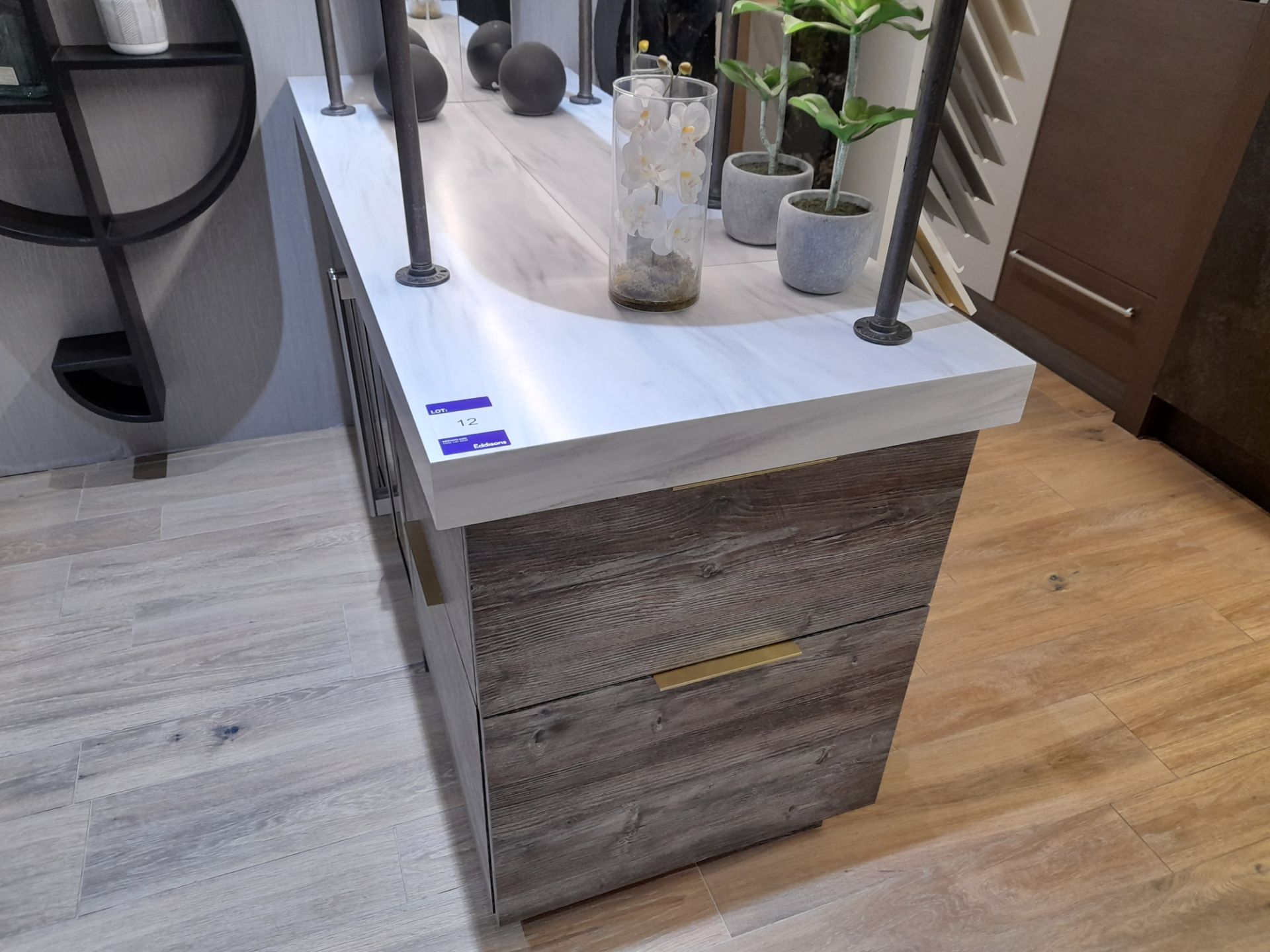 Bespoke fitted modern bar area, with Krion worktop - Image 2 of 8