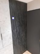 Bespoke modern revolving pantry cabinet. Dimension