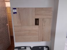 Bespoke multi-compartment wall mounted cabinet (75