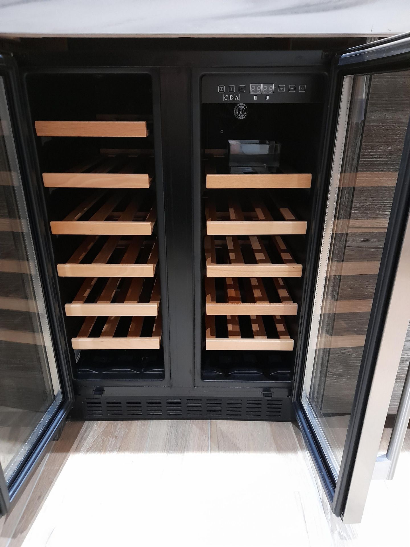 CDA twin door wine cooler (600 x 820). It is the p - Image 2 of 2