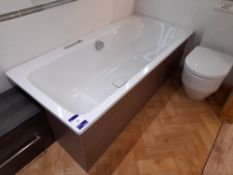 Kaldewei asymmetric duo bath, to first floor showr