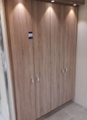 Integrated wardrobes, to first floor showroom (App