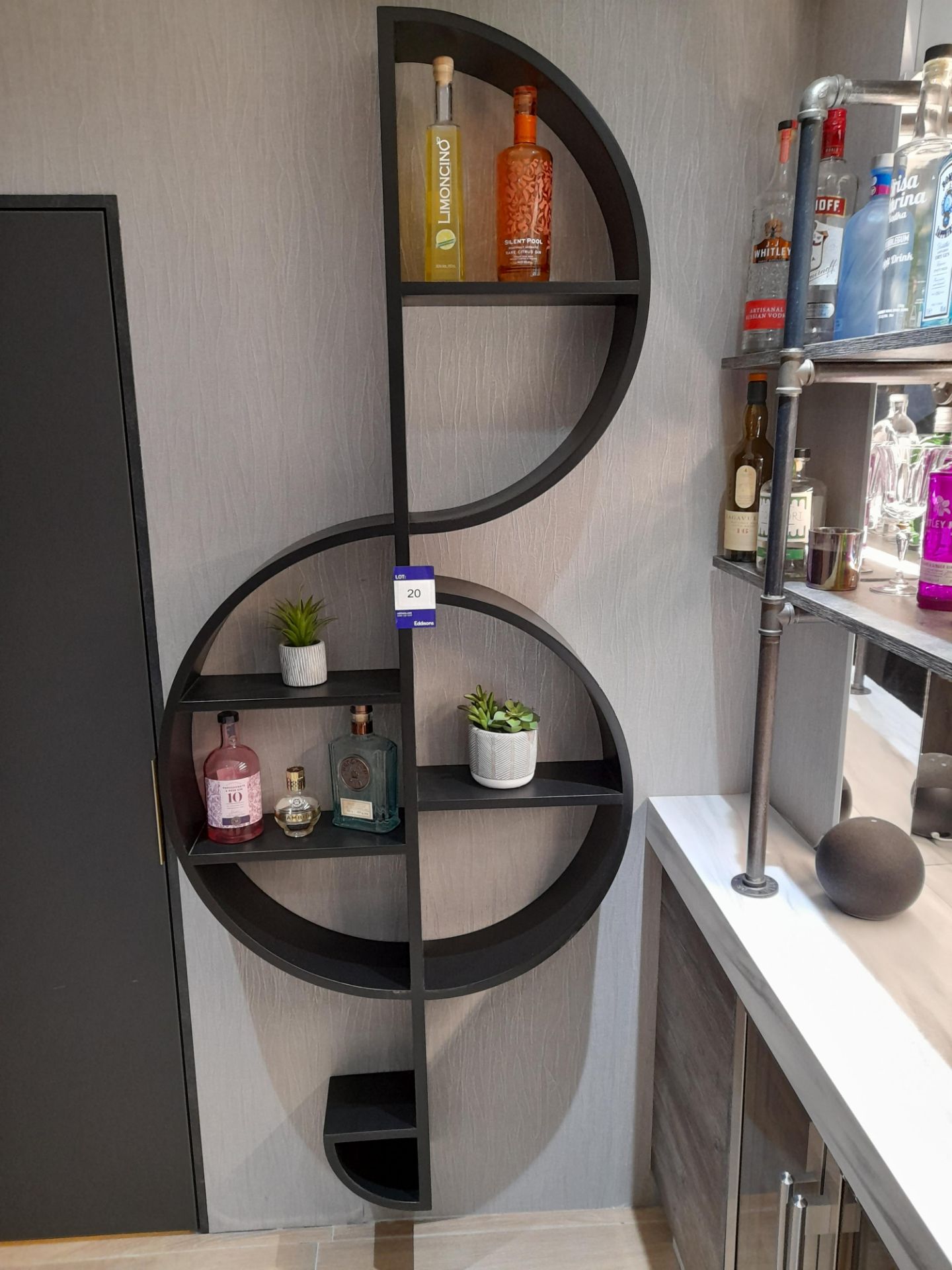 Treble clef shaped wall shelving (1980 x 790)