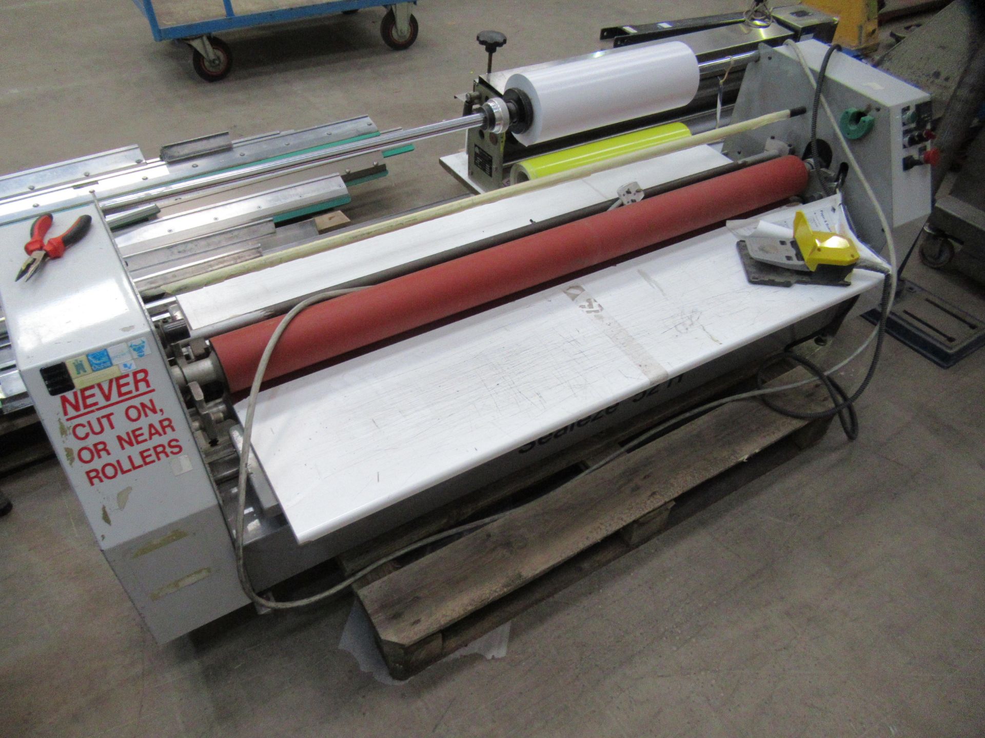 Omma SEALEZE 52H laminating machine, serial 4825, YOM 1995, 240V - Image 2 of 2