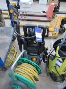 Titan high pressure washer with lance along with hozelock reel