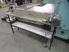 Trumax bench mounted horizontal belt linisher (approx. 1450mm wide) 240V