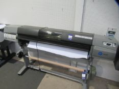 HP 5500 large format printer, model Q1253A, s/n 5972CC46