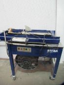 2001 Arran Track Strap, Model AS200-ZRF ram bundler bonding machine, 240V, with pneumatic ram
