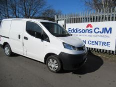 Nissan NV200 Acenta DCI Car Derived Van. First Reg: 20.03.2015. Reg: NL15 KPR. 1461CC Deisel; Odomet