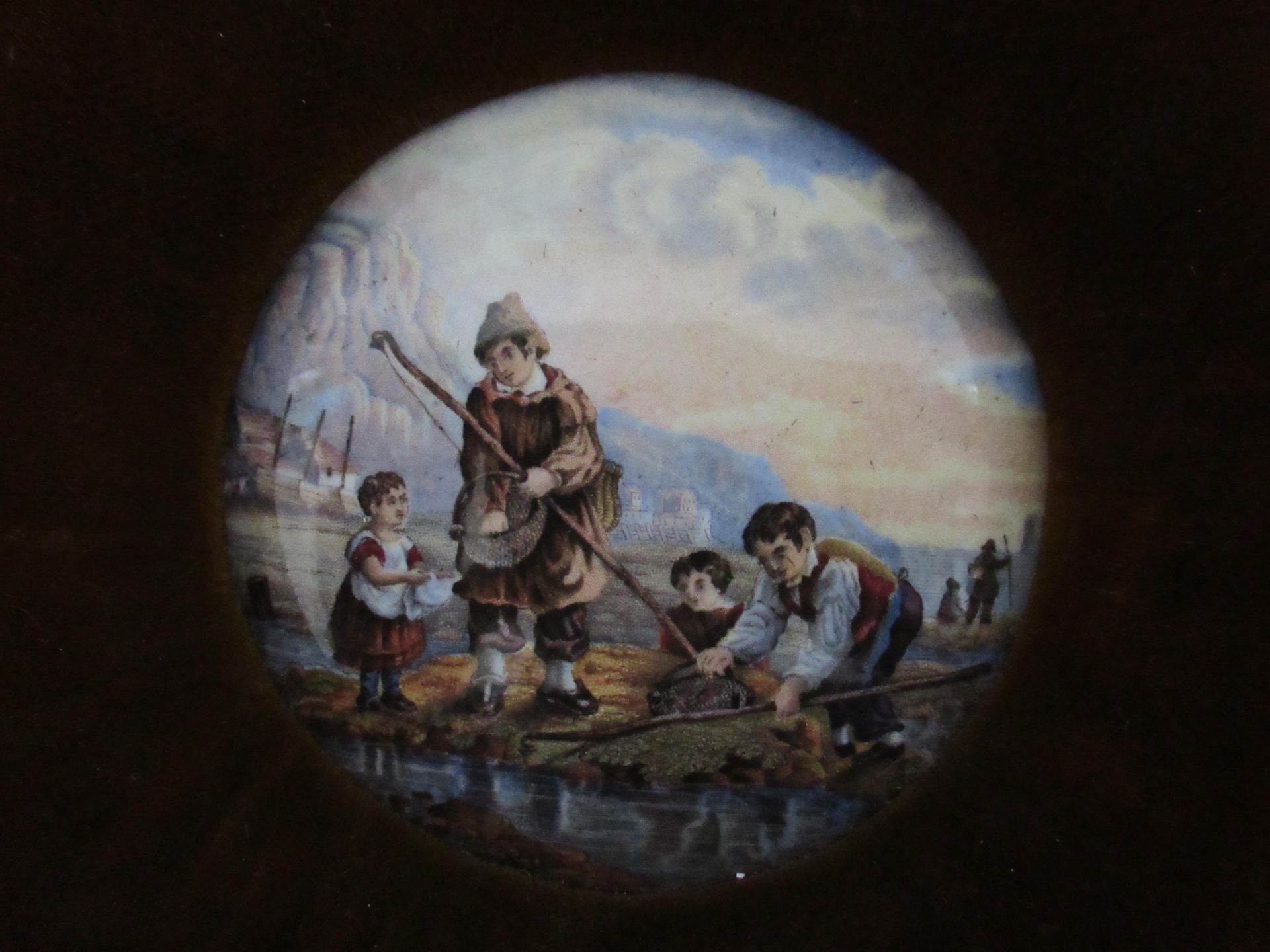 4x Prattware lids including The Shrimpers, The Snow Drift etc - Image 3 of 13