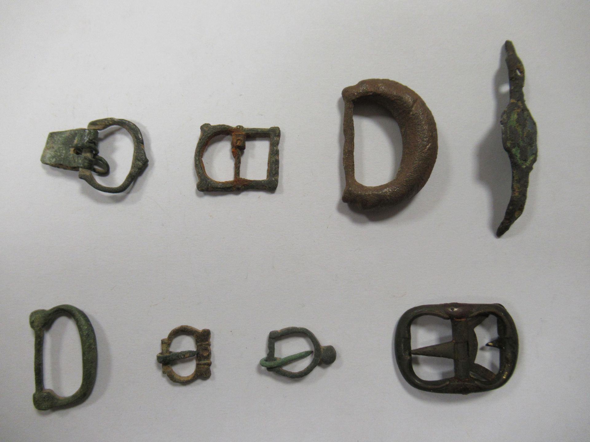 Assorted buckles ranging from 950 AD- 17th century