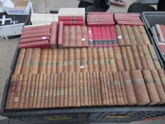 Stillage of decorative spined books- ideal for display (stillage not included)