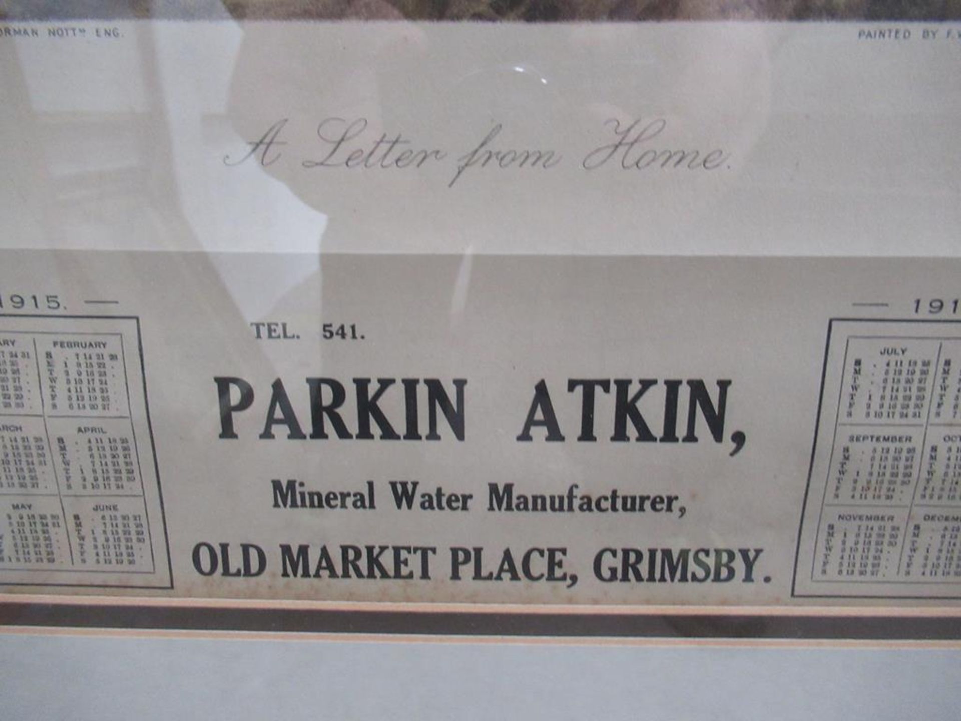 2x Parkin Atkin Mineral Water manufacturer 1915 colanders titles 'A Letter From Home' and 'A Message - Image 4 of 11