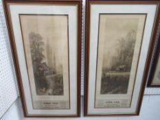 2x Parkin Atkin Mineral Water manufacturer 1915 colanders titles 'A Letter From Home' and 'A Message