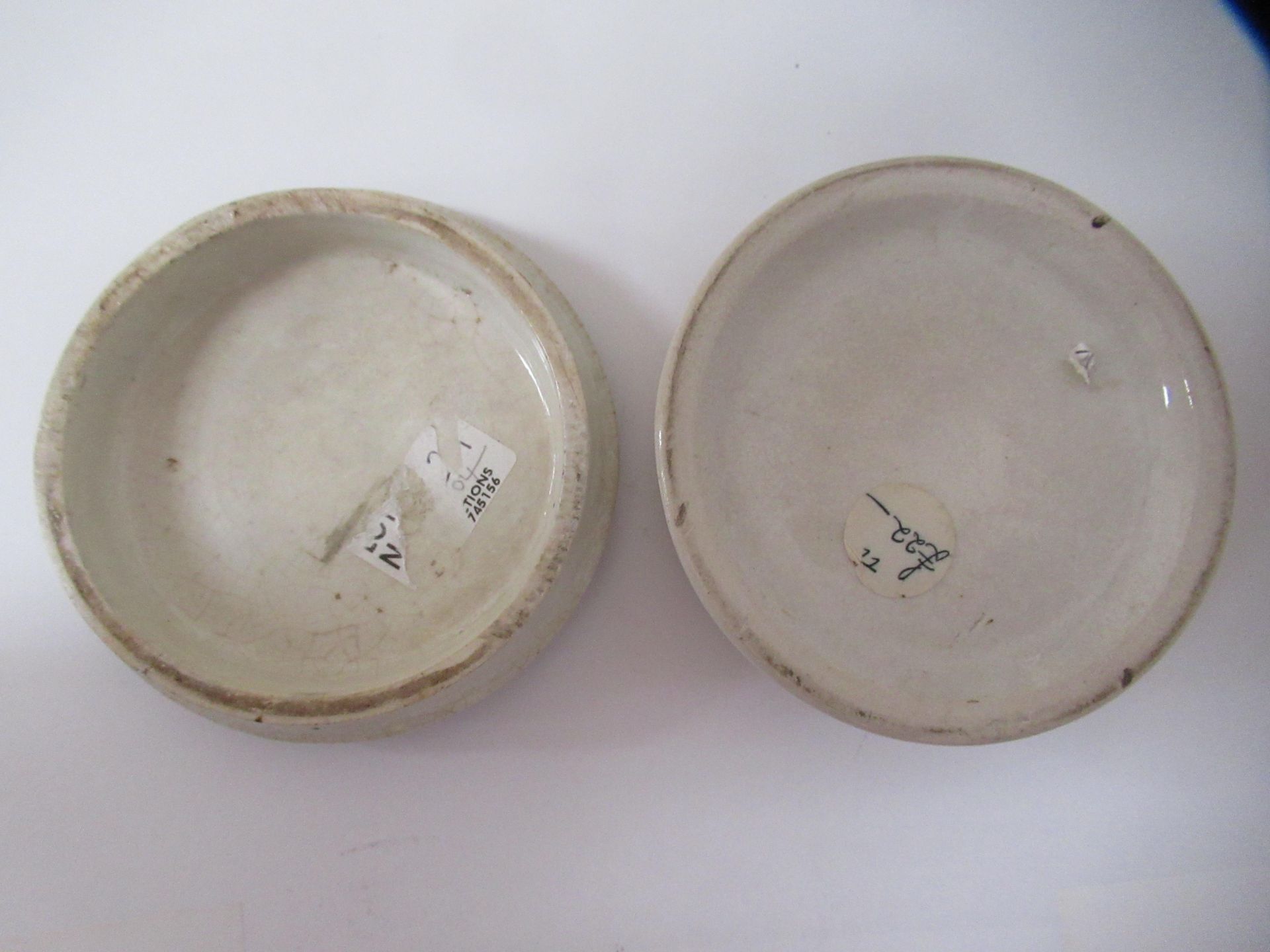 6x Prattware ceramic lids including 'Shakespeare House', 'Pegwell Bay', 'Philadelphia Exhibition 187 - Image 6 of 28