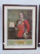W.H Watson 24 Crescent Street, Grimsby Tower Tea 'His Majesty King Edward VII' 1902 calendar in fram