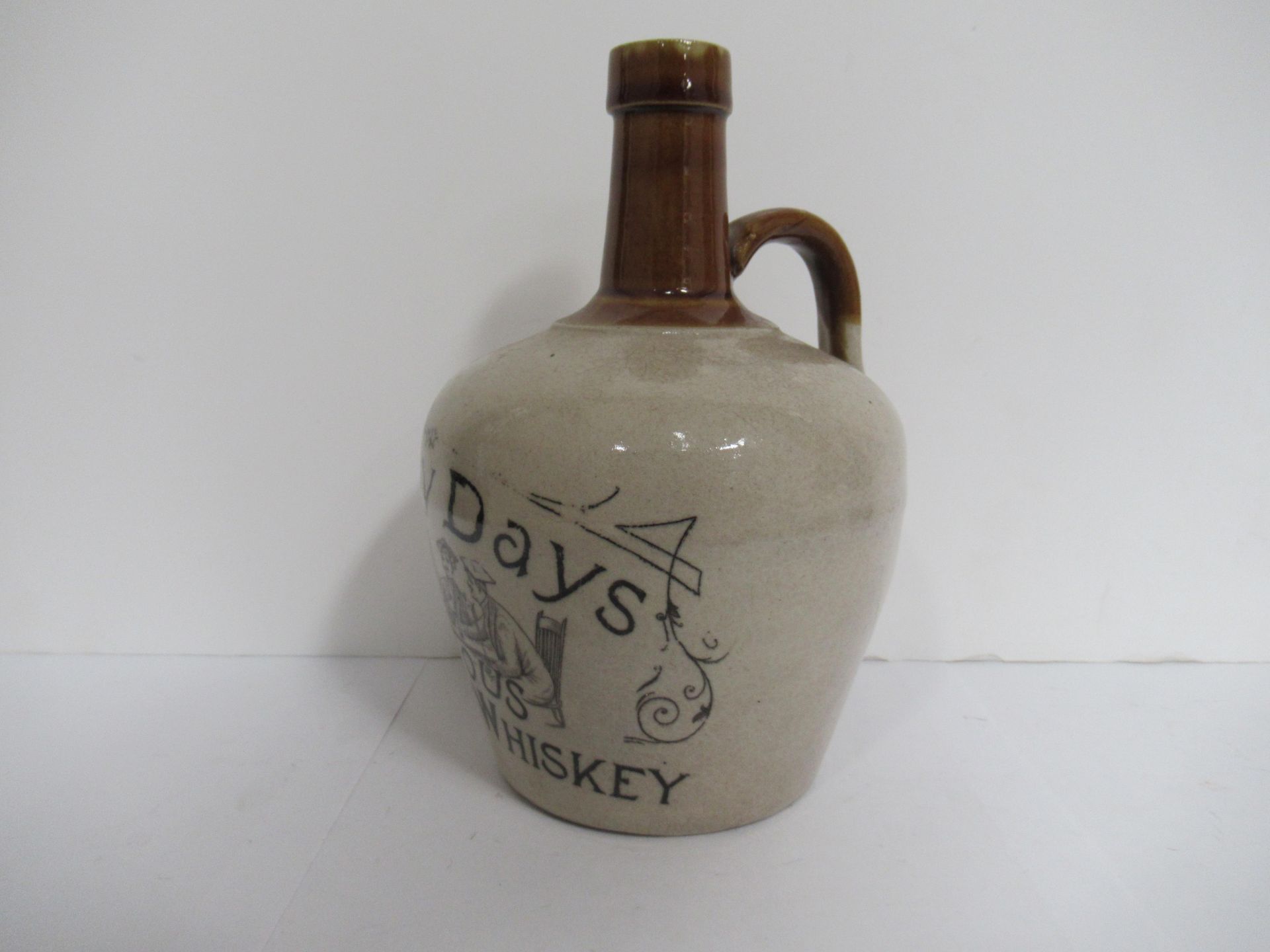 Happy Days Famous old rye whisky stone jug - Image 2 of 5