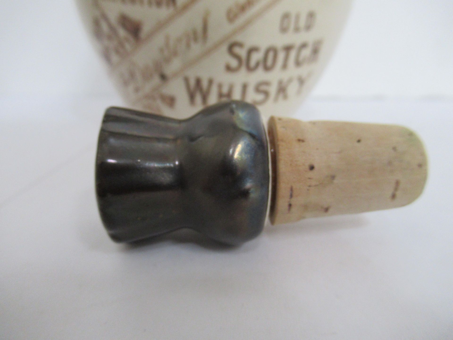 Dawson's Perfection old scotch whisky Dufftown Glenlivet distract jug with stopper - Image 6 of 8