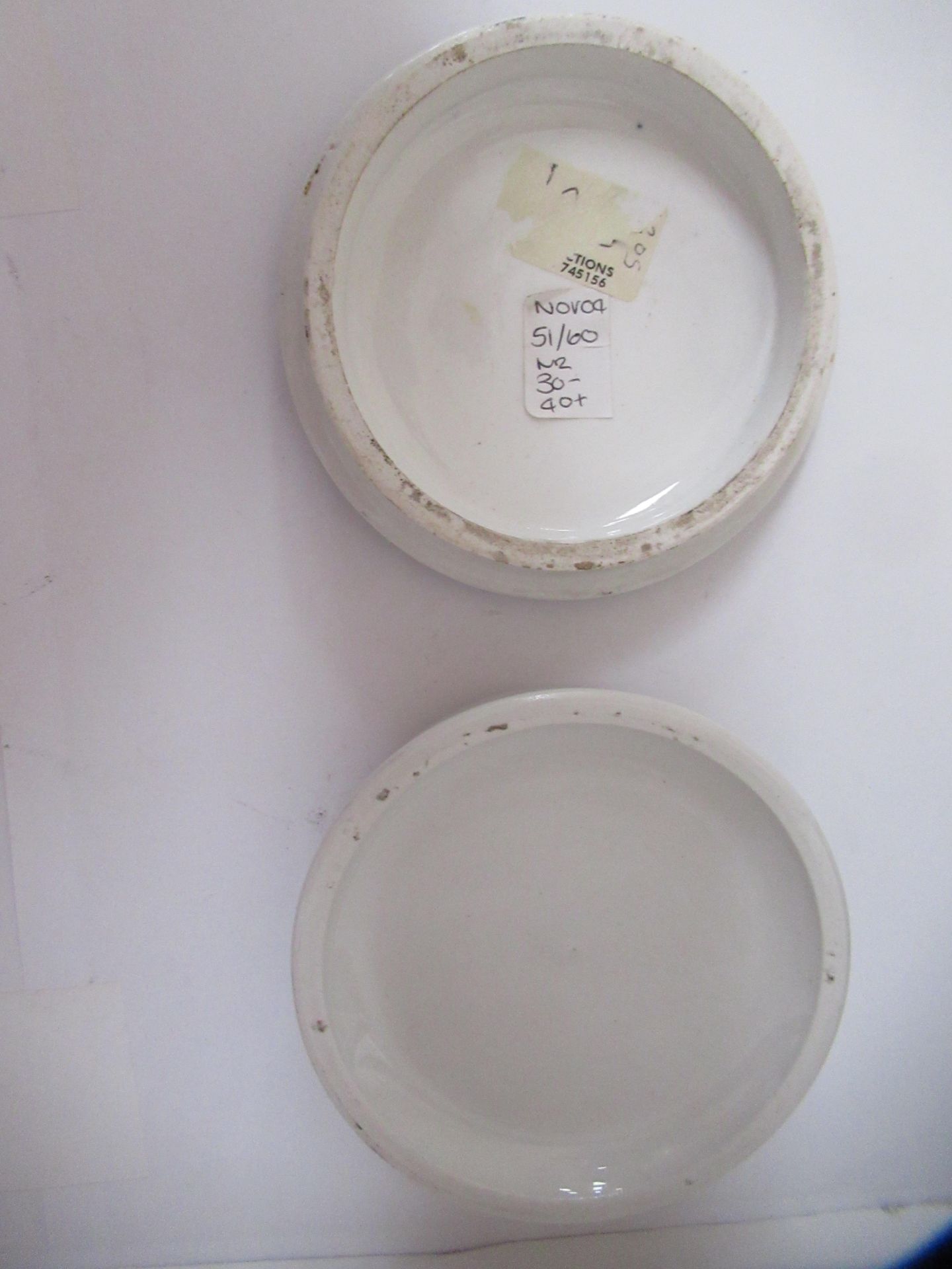 6x Prattware ceramic lids including 'Persuasion', 'The Chin-Chew River', 'Wouvermann Pinx', 'P. Wouv - Bild 8 aus 28