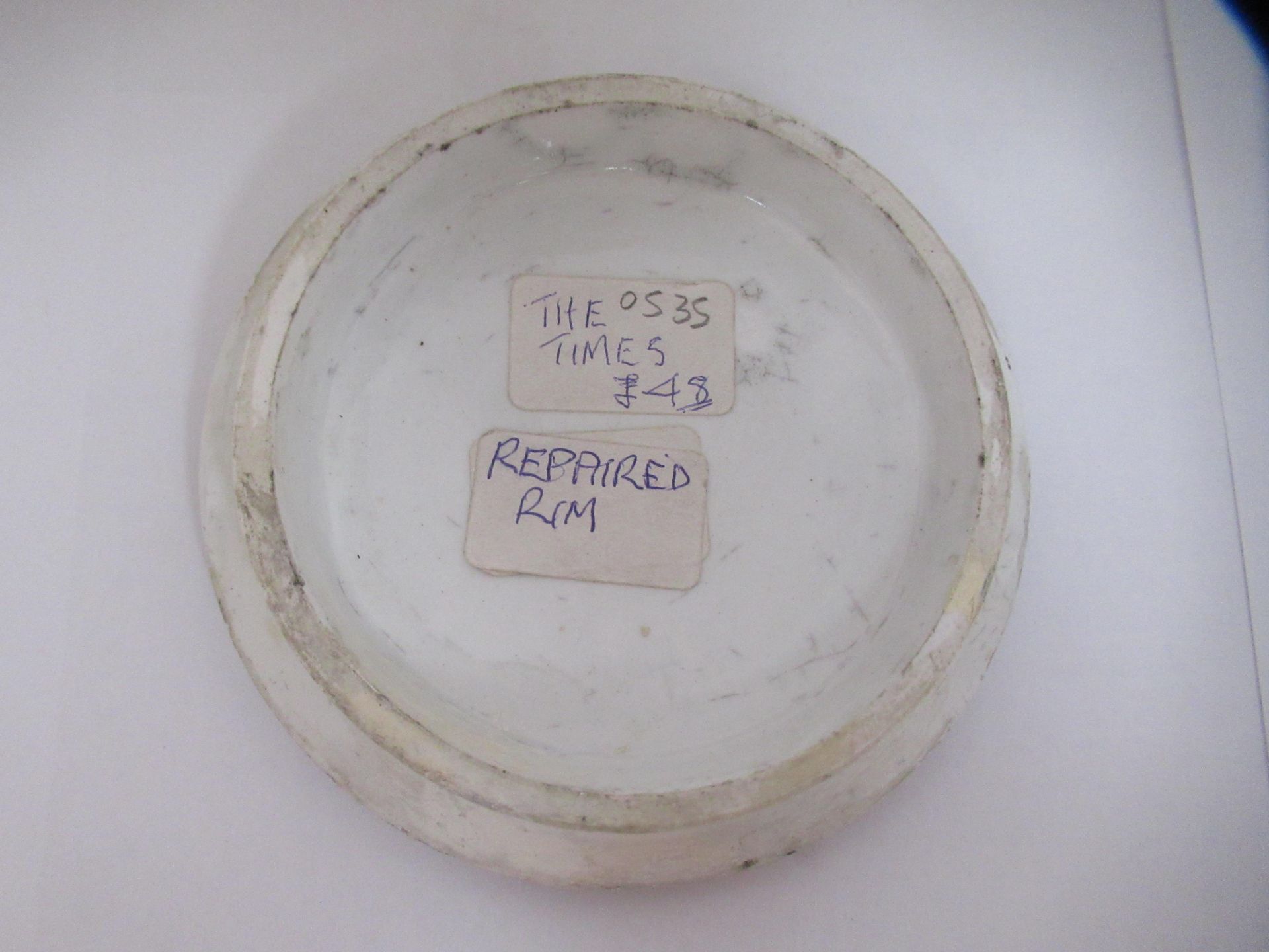 6x Prattware ceramic lids including 'Royal Harbour Ramsgate', 'Uncle Toby', and 'The Times' - Image 13 of 28