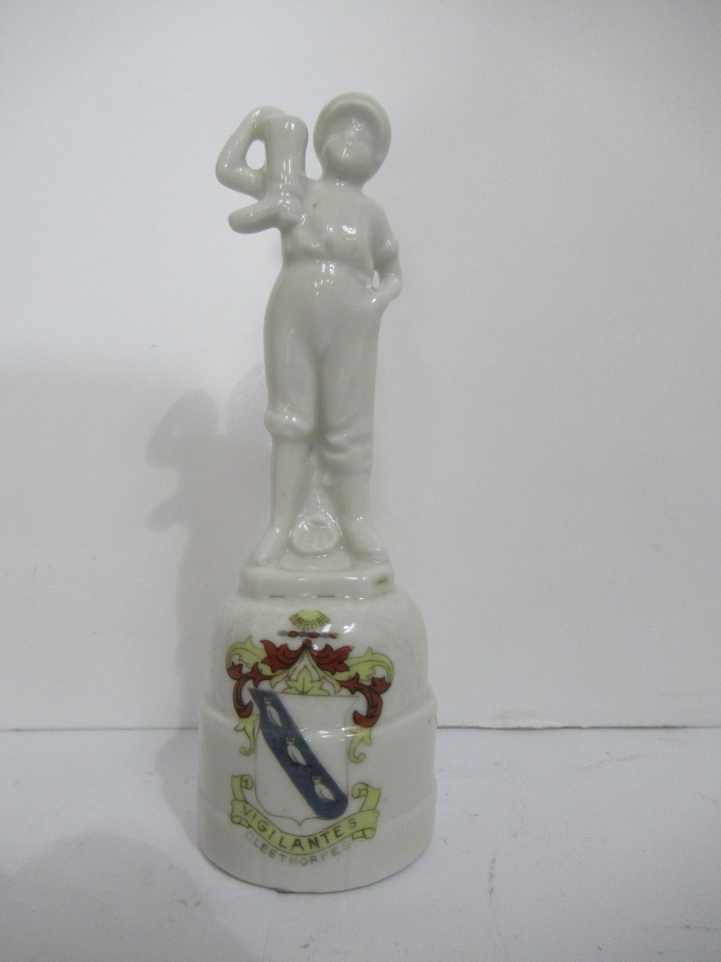 2x Crested China figures of the Leaking Boot' both with Cleethorpes coat of arms - Image 8 of 13