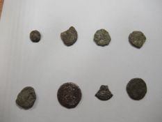 8x various coins