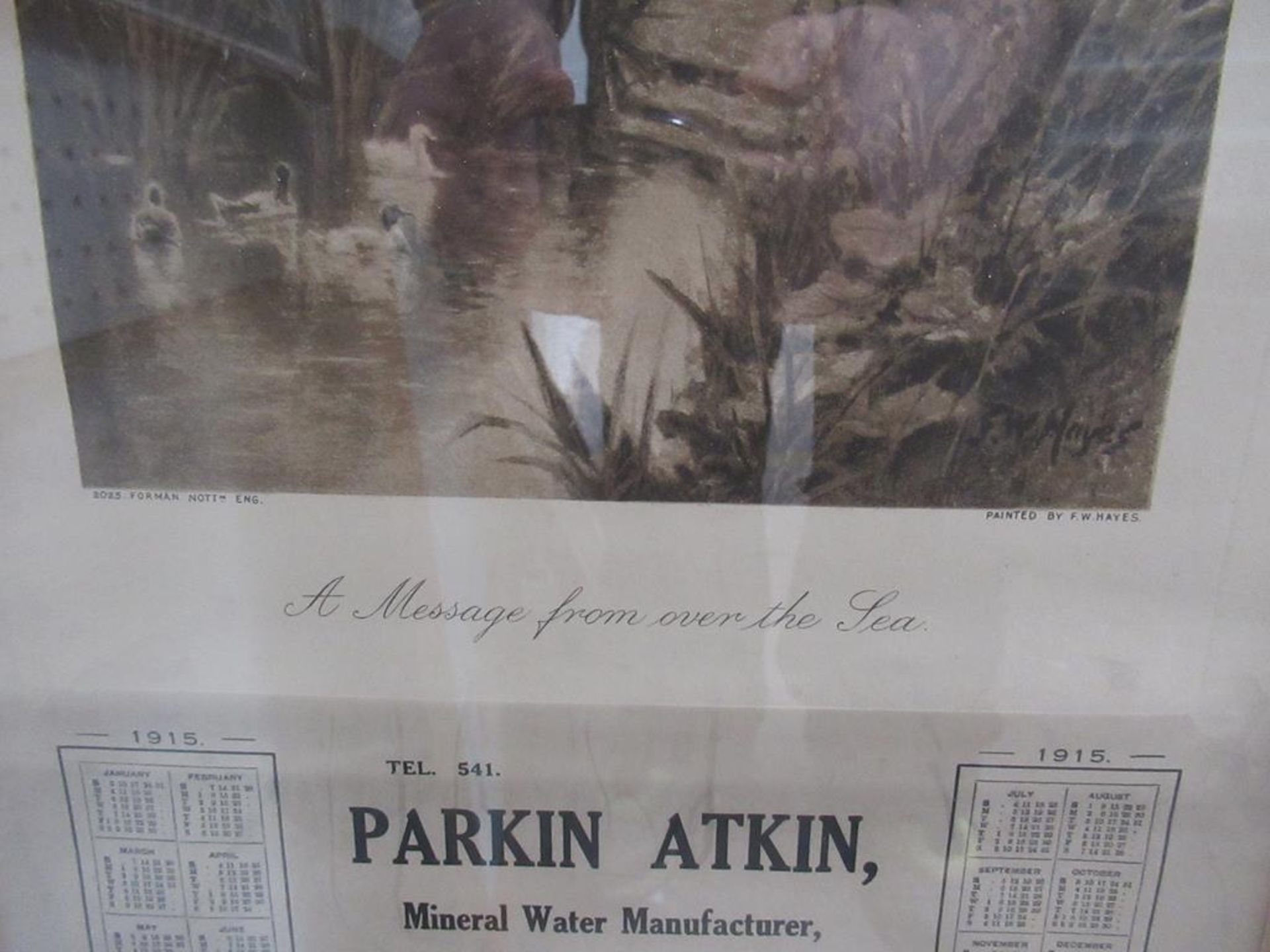 2x Parkin Atkin Mineral Water manufacturer 1915 colanders titles 'A Letter From Home' and 'A Message - Image 8 of 11