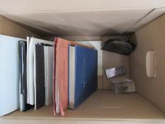 Box of assorted steelmaking memorabilia books including ORB, Lysaght Company, Appleby Frodingham Ste