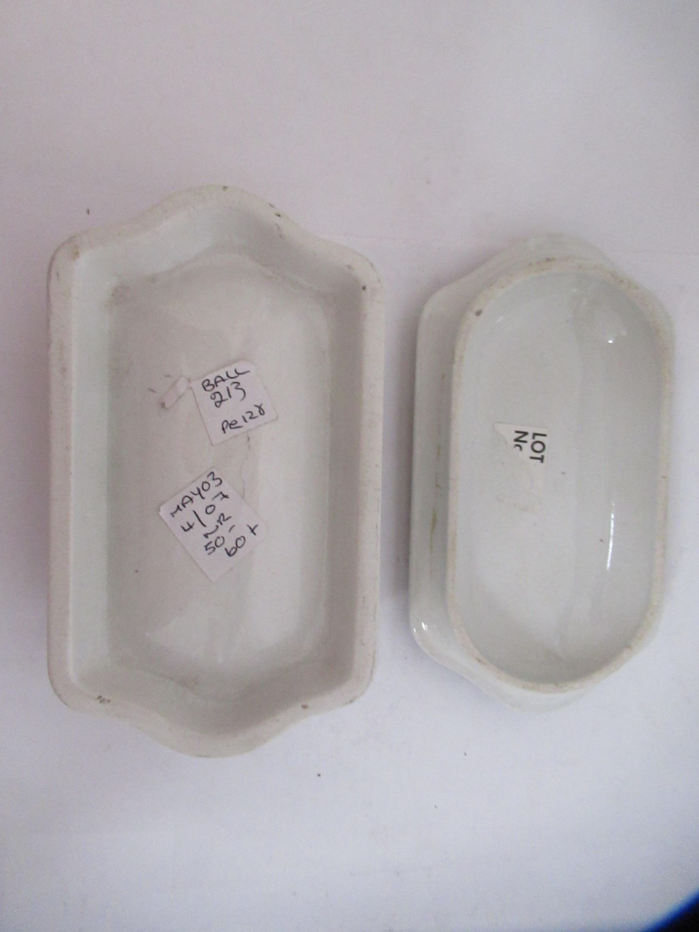 6x Prattware ceramic lids including Pompey & Caesar', 'The Wolf and the Lamb', and 'Wouverman Pinx' - Bild 14 aus 31