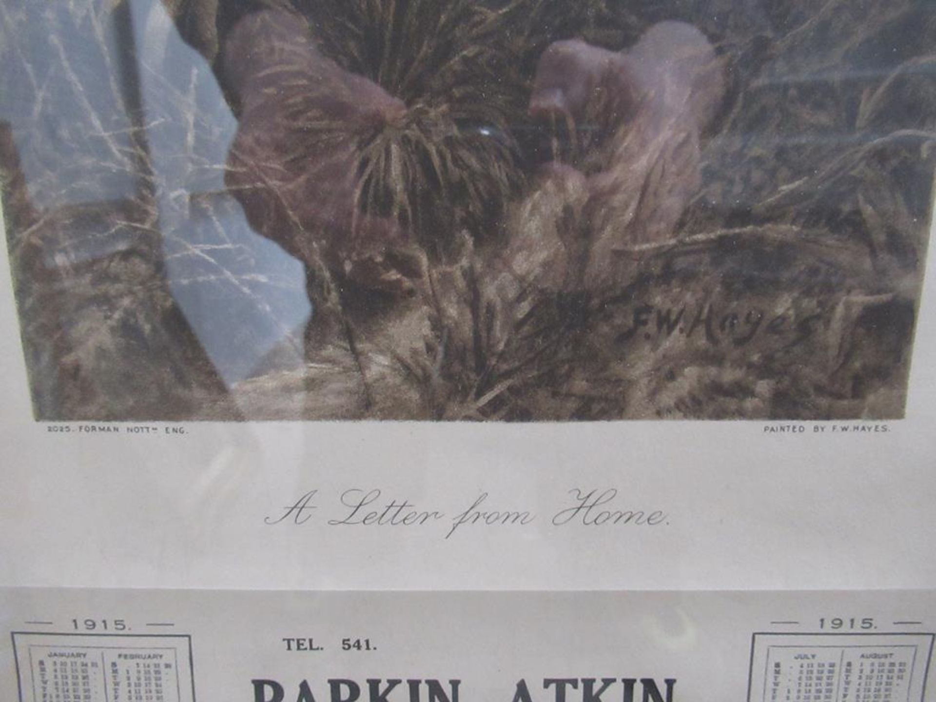 2x Parkin Atkin Mineral Water manufacturer 1915 colanders titles 'A Letter From Home' and 'A Message - Image 3 of 11