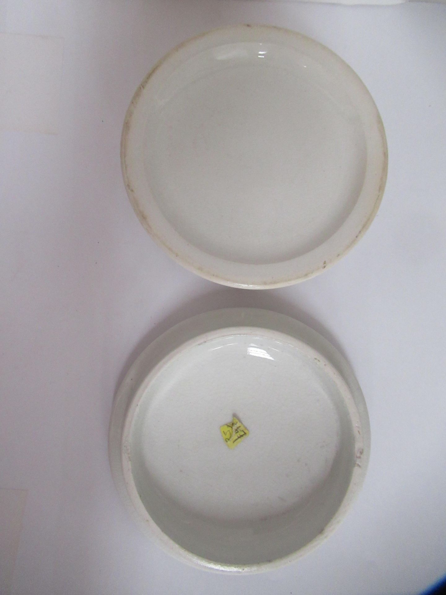 6x Prattware ceramic lids including 'Persuasion', 'The Chin-Chew River', 'Wouvermann Pinx', 'P. Wouv - Bild 25 aus 28