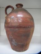 Large very early stone flagon/jug