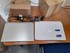 HP Laptop and Toshiba laptop