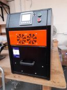 CR Clarke SD1 3D vacuum dye transfer printer (currently utilised for mobile phone cases), s s/n