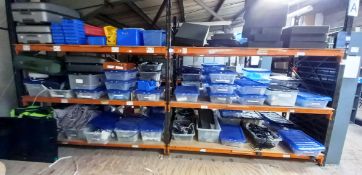 2 x Bays of Boltless Racking (Contents not included) – Delayed Collection – (Lot requires removal
