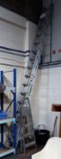 Abru Starmaster Ladder 4.5m (approx. extended height of 8.26m) & Step Ladder