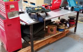 Fabricated Workbench with Vice 2020 x 1020