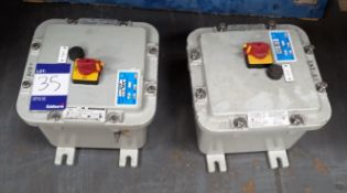 3 x Appleton CF10 Industrial RCD’s
