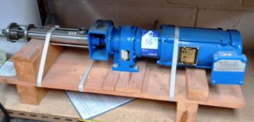 Mono LF052 Pump Serial Number C272126 – (Lot requires removal down mezzanine stairs, suitable
