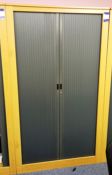 Tambour Fronted 7ft Cabinet & Contents