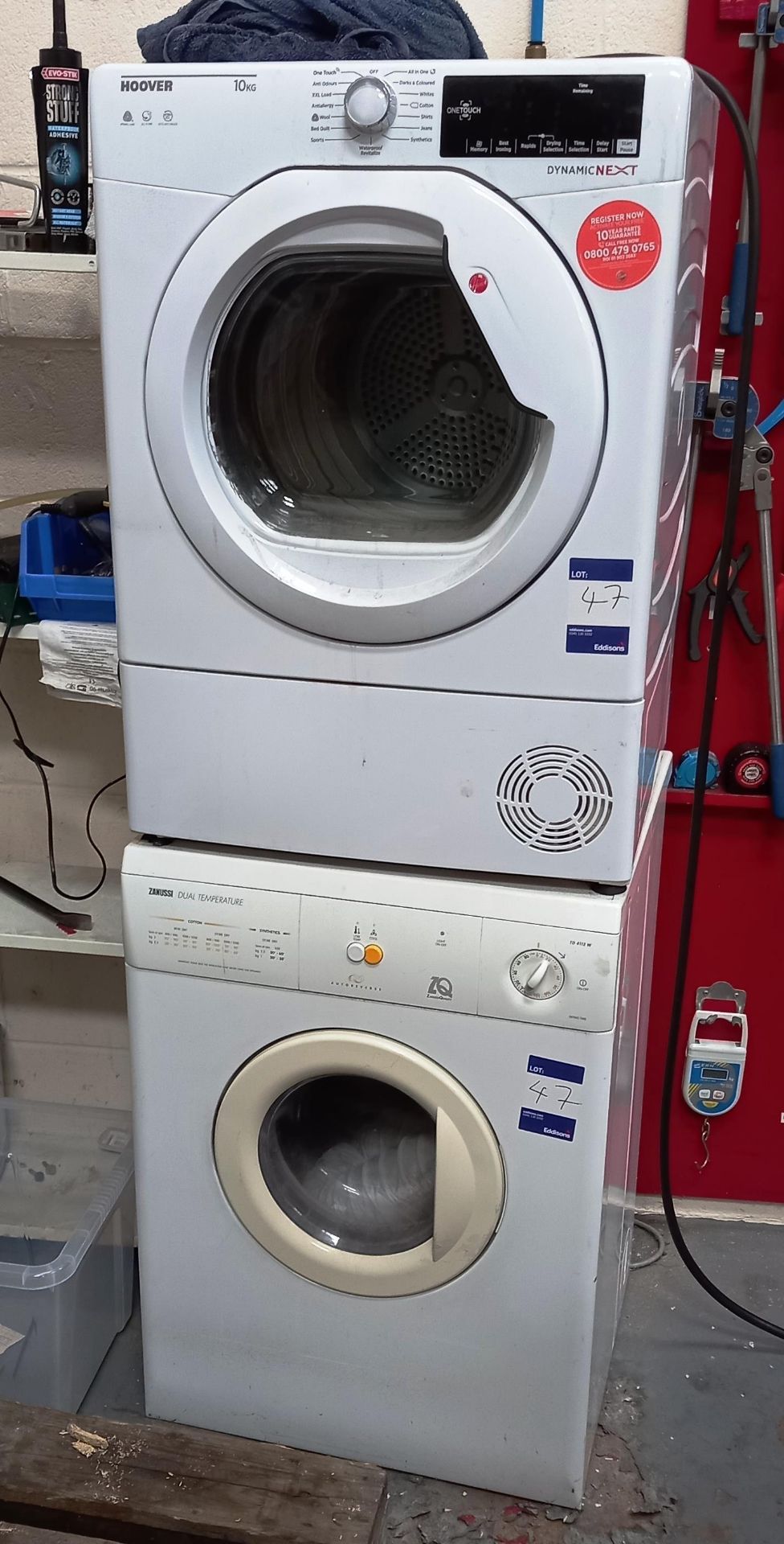 Hoover Washing Machine & Zanussi Dryer