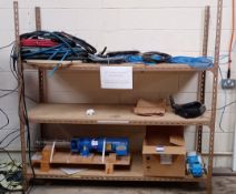 Single Bay of Racking & Contents of Hoses – (Lot requires removal down mezzanine stairs, suitable