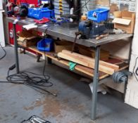 Fabricated Workbench with Record Vice 1850 x 760