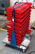 Quantity of Various Nuts & Bolts to Mobile Multi Compartment Trolley