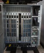 IBM2109-M48 SAN256 director cabinet with 8x FC4/32 cards and 1x CP4 cards