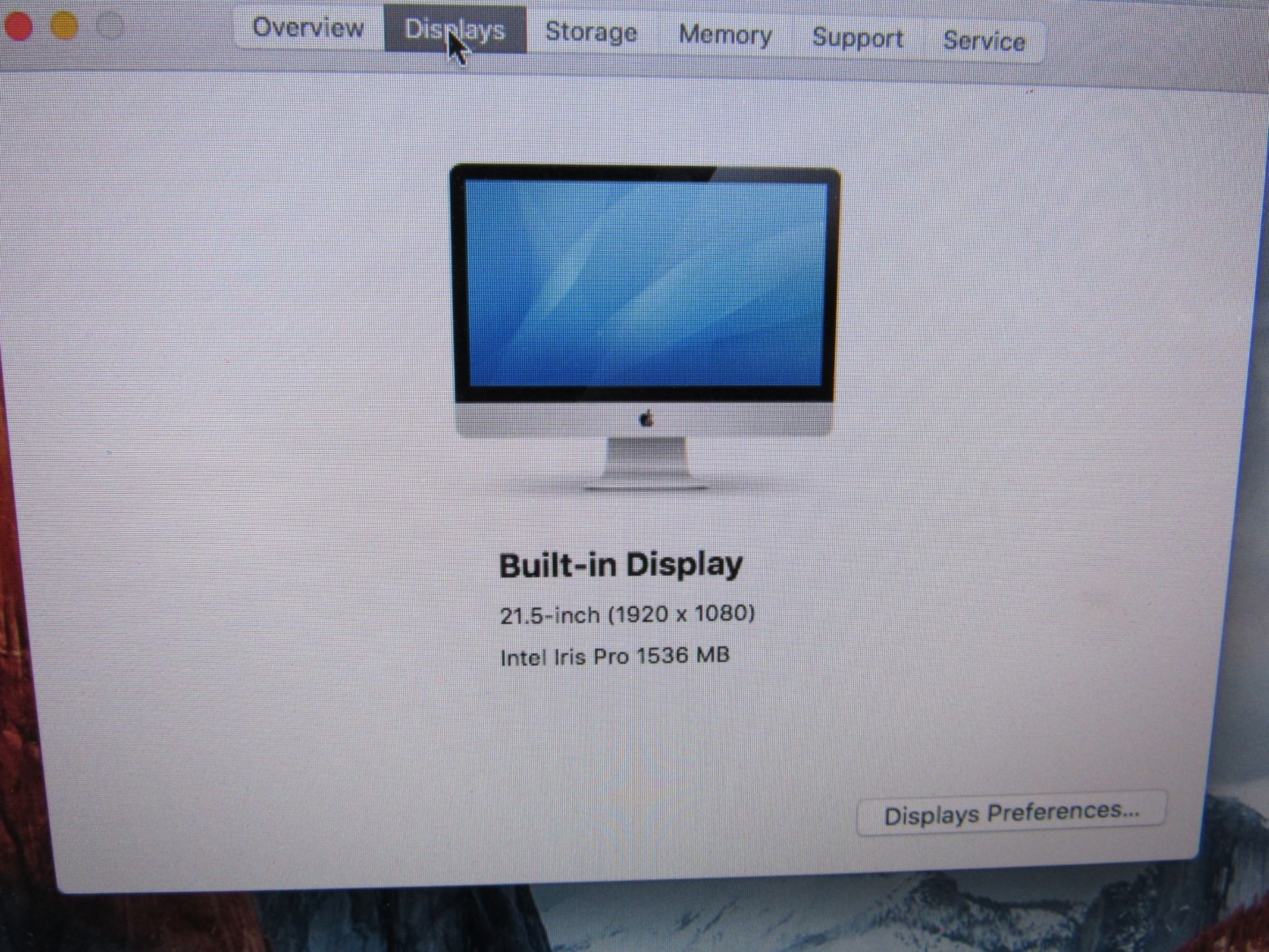 Apple iMac 21.5-Inch "Core i5" 2.7 (Late 2013), in - Image 5 of 11